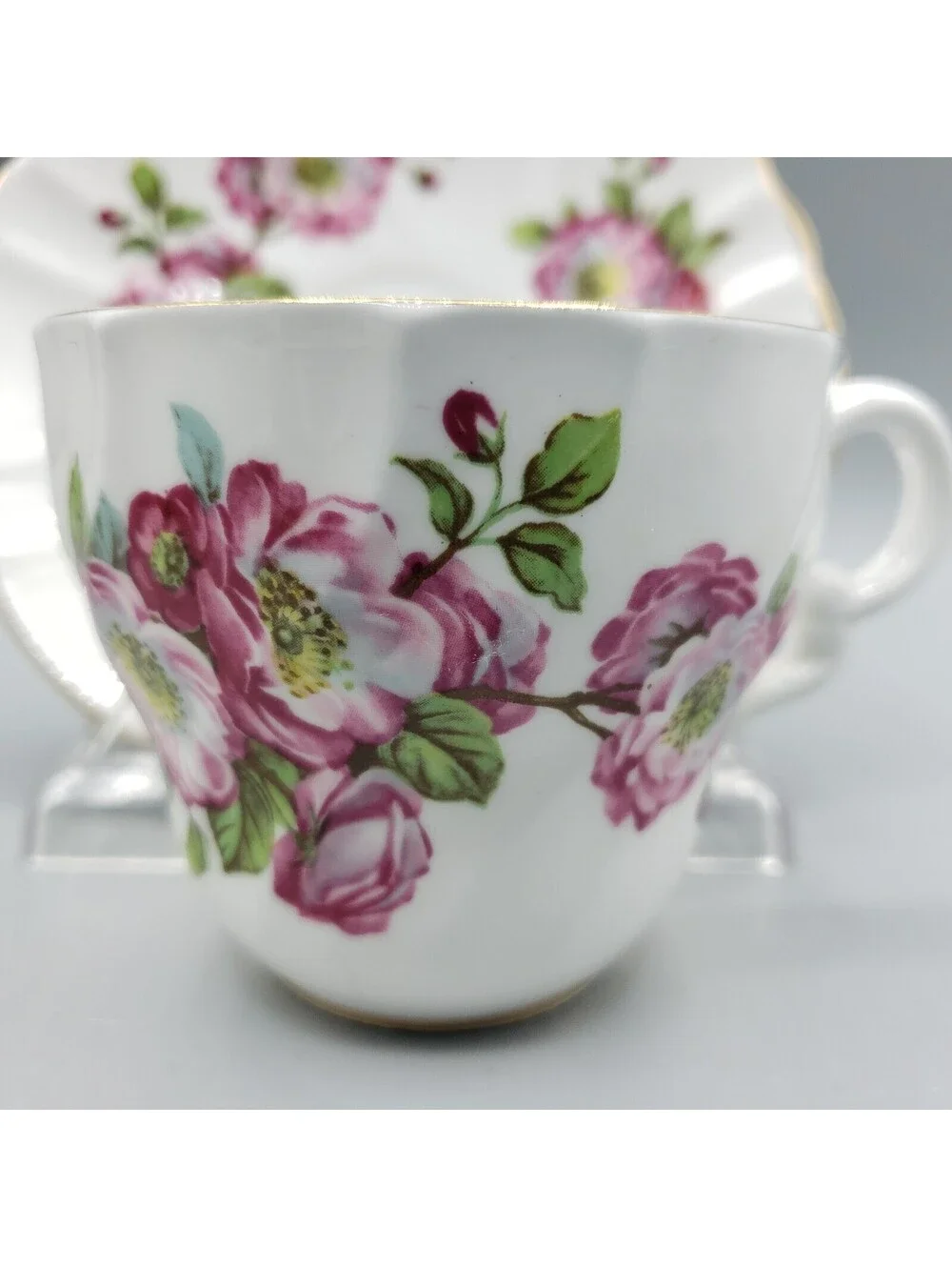 Staffordshire vintage teacup